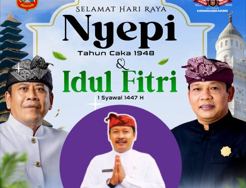 Selamat Menyambut Hari Raya Nyepi Tahun Saka 1948 dan Hari Raya Idul Fitri 1447 H.